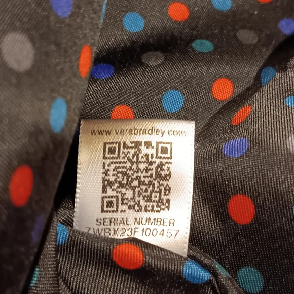 Vera Bradley Quilted Red Tote Bag - Picture 3 of 5